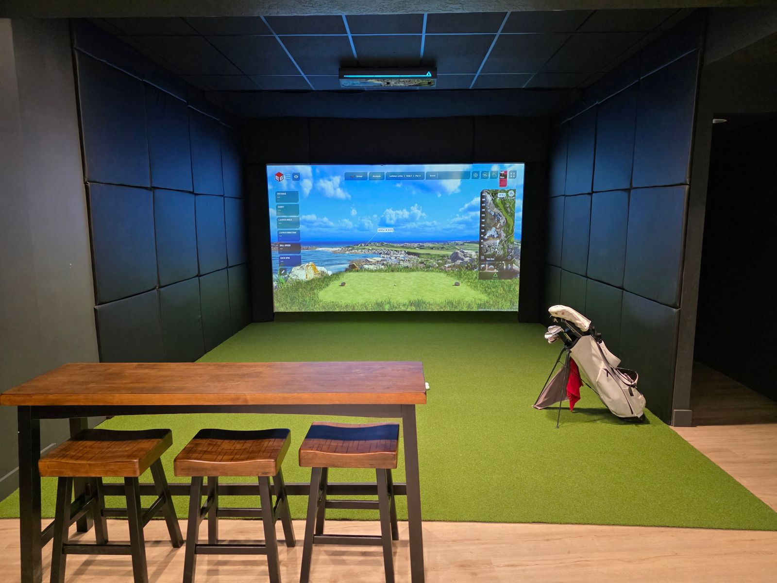 Gimme Golf Clearfield simulator build